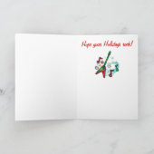 prettige feestdagen Kerststeen Guitar en Notes (Binnen)