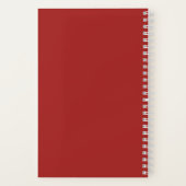 Prettige feestdagen Kerstvakantie Notitieboek (Achterkant)