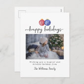 Prettige feestdagen Kerstversiering (Voorkant / Achterkant)