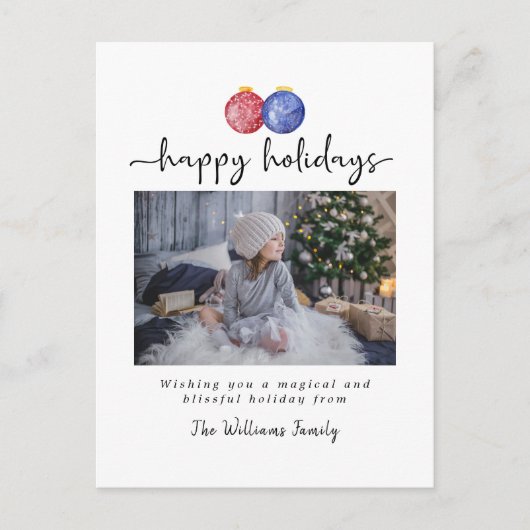 Prettige feestdagen Kerstversiering (Voorkant)