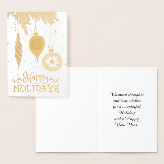 prettige feestdagen kerstversiering folie kaarten (Display)