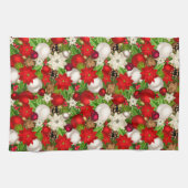 prettige feestdagen keukenhanddoek (Horizontaal)