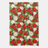 prettige feestdagen keukenhanddoek (Verticaal)