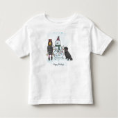 prettige feestdagen kinder shirts (Voorkant)