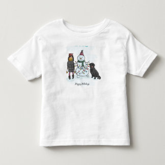 prettige feestdagen kinder shirts
