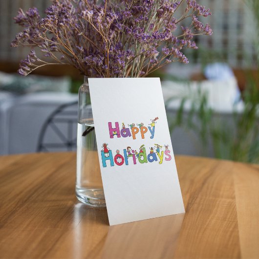 Prettige Feestdagen Kinderen Kaart