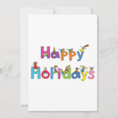 Prettige Feestdagen Kinderen Kaart (Voorkant)