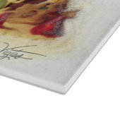 prettige feestdagen Kingerbrood Snijplank (Hoek)