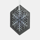 Prettige feestdagen Klassieke Vintage Glas Ornament (Voorkant links)