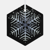 Prettige feestdagen Klassieke Vintage Glas Ornament (Achterkant)