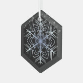 Prettige feestdagen Klassieke Vintage Glas Ornament (Voorkant links)