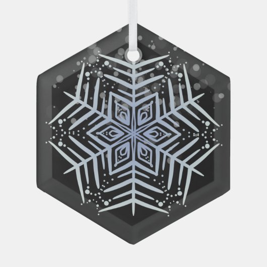 Prettige feestdagen Klassieke Vintage Glas Ornament (Voorkant)