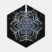 Prettige feestdagen Klassieke Vintage Glas Ornament (Achterkant)