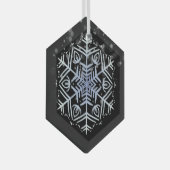 Prettige feestdagen Klassieke Vintage Glas Ornament (Voorkant Rechts)