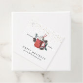 prettige feestdagen | Klassieke warme chocolade ke Bedankjes Labels (In situ)