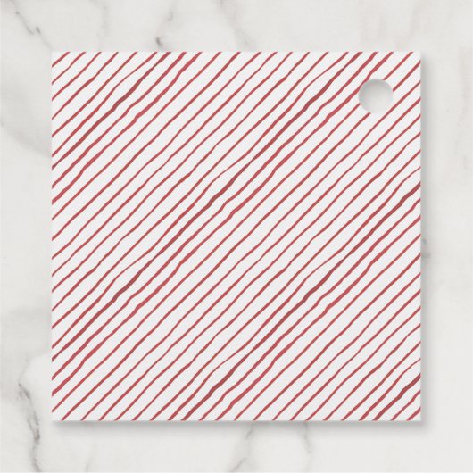 prettige feestdagen | Klassieke warme chocolade ke Bedankjes Labels (Achterkant)