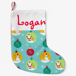 prettige feestdagen kleine kerstsok