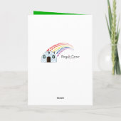 Prettige feestdagen Kleinzoon met gitaar (Achterkant)