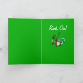 Prettige feestdagen Kleinzoon met gitaar (Binnen)