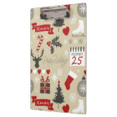 prettige feestdagen klembord (Links)