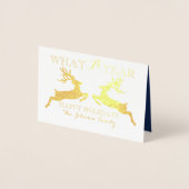 prettige feestdagen Kleur voor fotoserie Collage E Folie Kaarten (Voorkant)