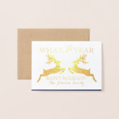 prettige feestdagen Kleur voor fotoserie Collage E Folie Kaarten (Voorkant met envelop)