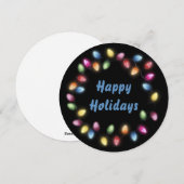 Prettige feestdagen Kleurrijke en feestelijke kers Feestdagenkaart (Voorkant / Achterkant)