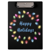 Prettige feestdagen Kleurrijke en feestelijke kers Klembord (Voorkant)