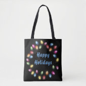 Prettige feestdagen Kleurrijke en feestelijke kers Tote Bag (Voorkant)