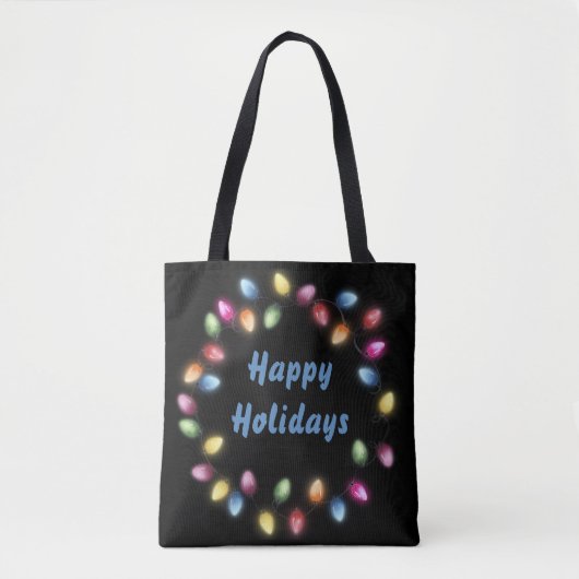 Prettige feestdagen Kleurrijke en feestelijke kers Tote Bag (Voorkant)