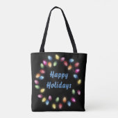 Prettige feestdagen Kleurrijke en feestelijke kers Tote Bag (Achterkant)