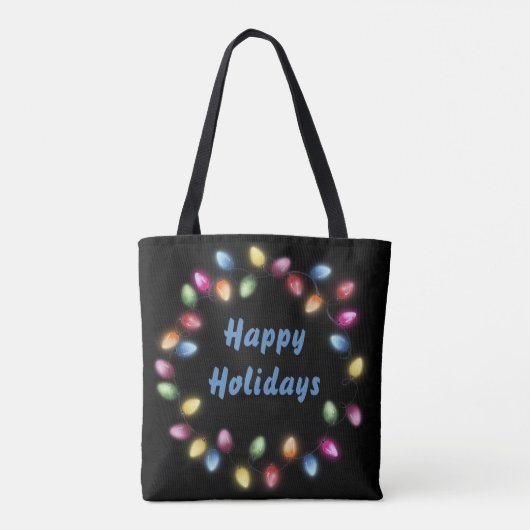 Prettige feestdagen Kleurrijke en feestelijke kers Tote Bag (Achterkant)