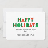 Prettige feestdagen Kleurrijke geometrische Feestdagenkaart (Voorkant)