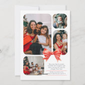 Prettige feestdagen Klokken bogen waterverf foto Feestdagenkaart (Achterkant)