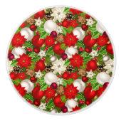 prettige feestdagen Knob Keramische Knop (Voorkant)