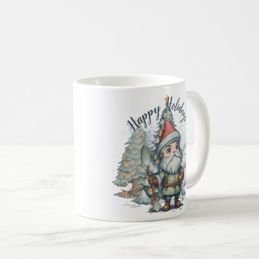 prettige feestdagen koffiemok (Voorkant rechts)