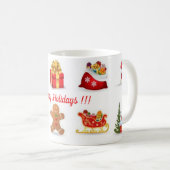prettige feestdagen! KoffieMok (Voorkant rechts)