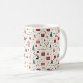 prettige feestdagen koffiemok (Voorkant rechts)