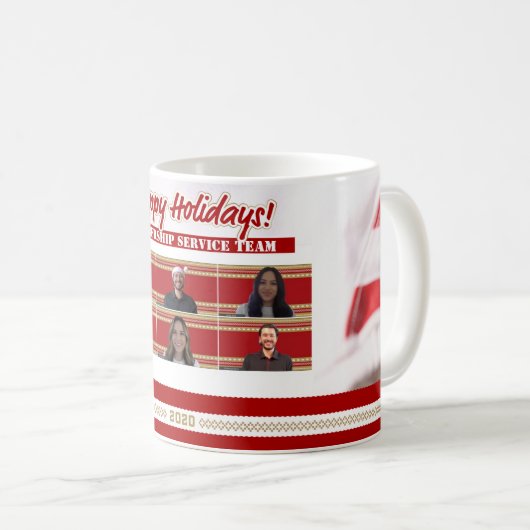 prettige feestdagen koffiemok (Voorkant rechts)