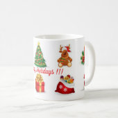 prettige feestdagen! KoffieMok (Voorkant rechts)
