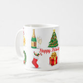 prettige feestdagen! KoffieMok (Voorkant links)