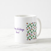 prettige feestdagen koffiemok (Voorkant rechts)