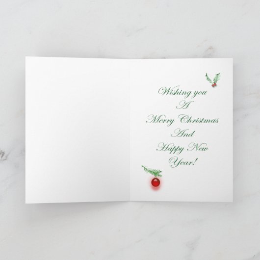 Prettige feestdagen Koloniaal (Binnen)