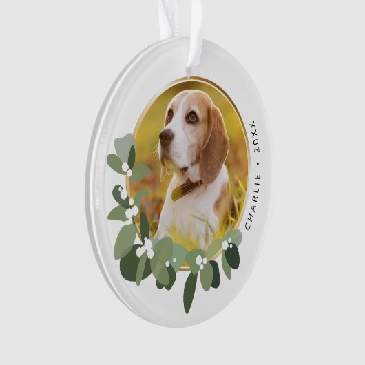 Prettige feestdagen Krans Ornament (voorkant)