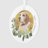 Prettige feestdagen Krans Ornament (voorkant)