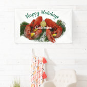 Prettige feestdagen Kreeft Dinner Thunder_Cove Spandoek (Insitu)