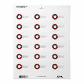 PRETTIGE FEESTDAGEN KRW ETIKET (Full Sheet)