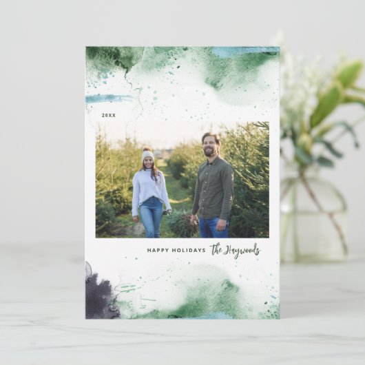 Prettige feestdagen Kunst Feestdagenkaart (Staand voorkant)