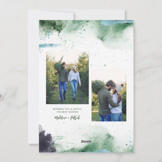 Prettige feestdagen Kunst Feestdagenkaart (Achterkant)