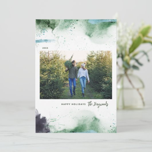 Prettige feestdagen Kunst Feestdagenkaart (Staand voorkant)